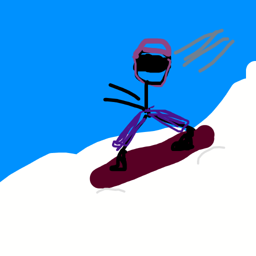 Snowboard drawing by oxox