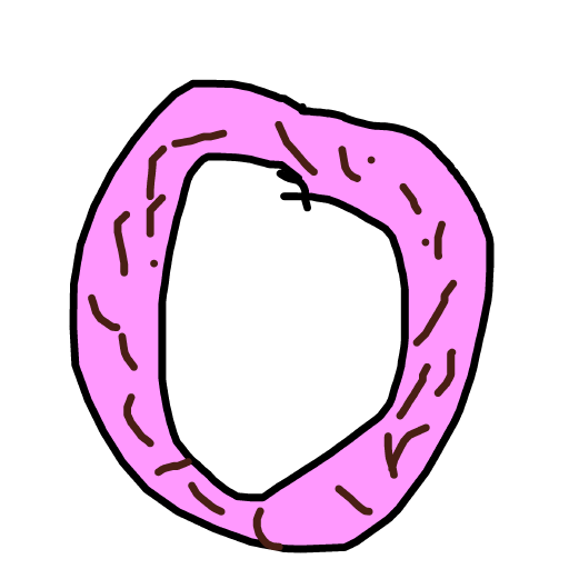Donut drawing by louie