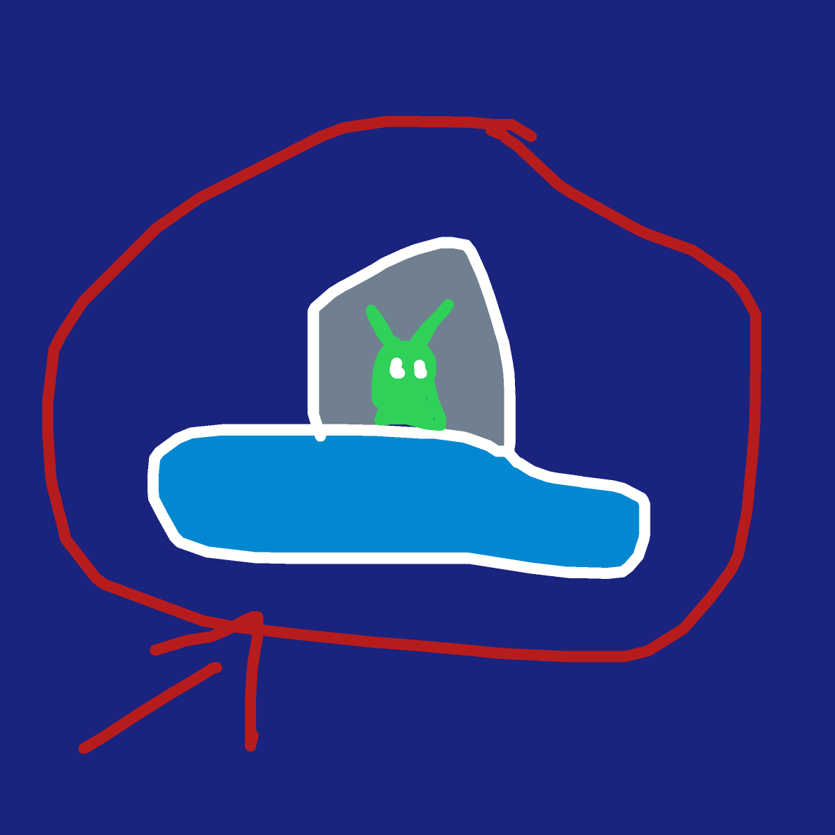 UFO drawing by loddie