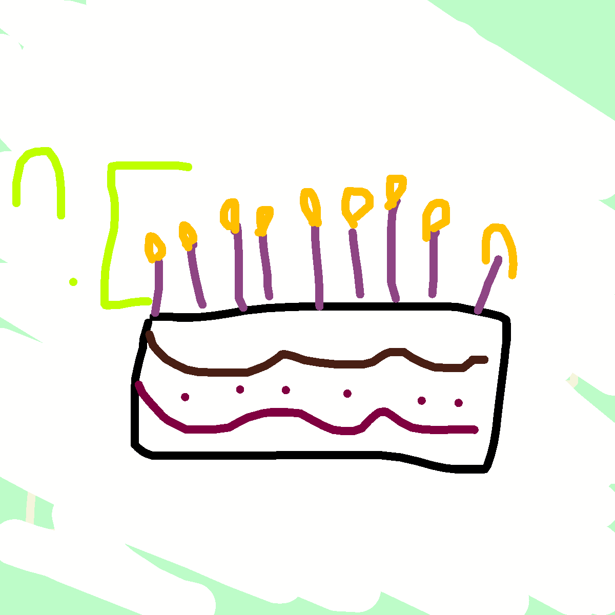 Candles drawing by grou