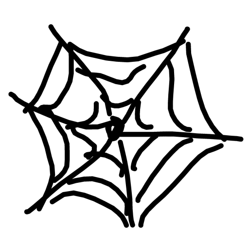 Spider Web drawing by Bri3