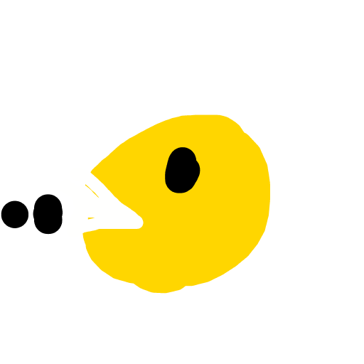 Pac-Man drawing by pikapikachuu