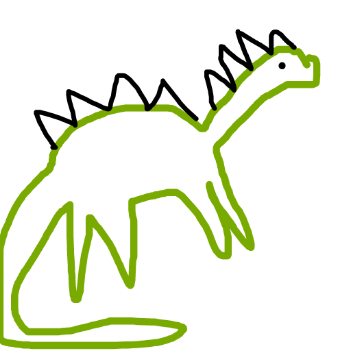 Diplodocus drawing by rose