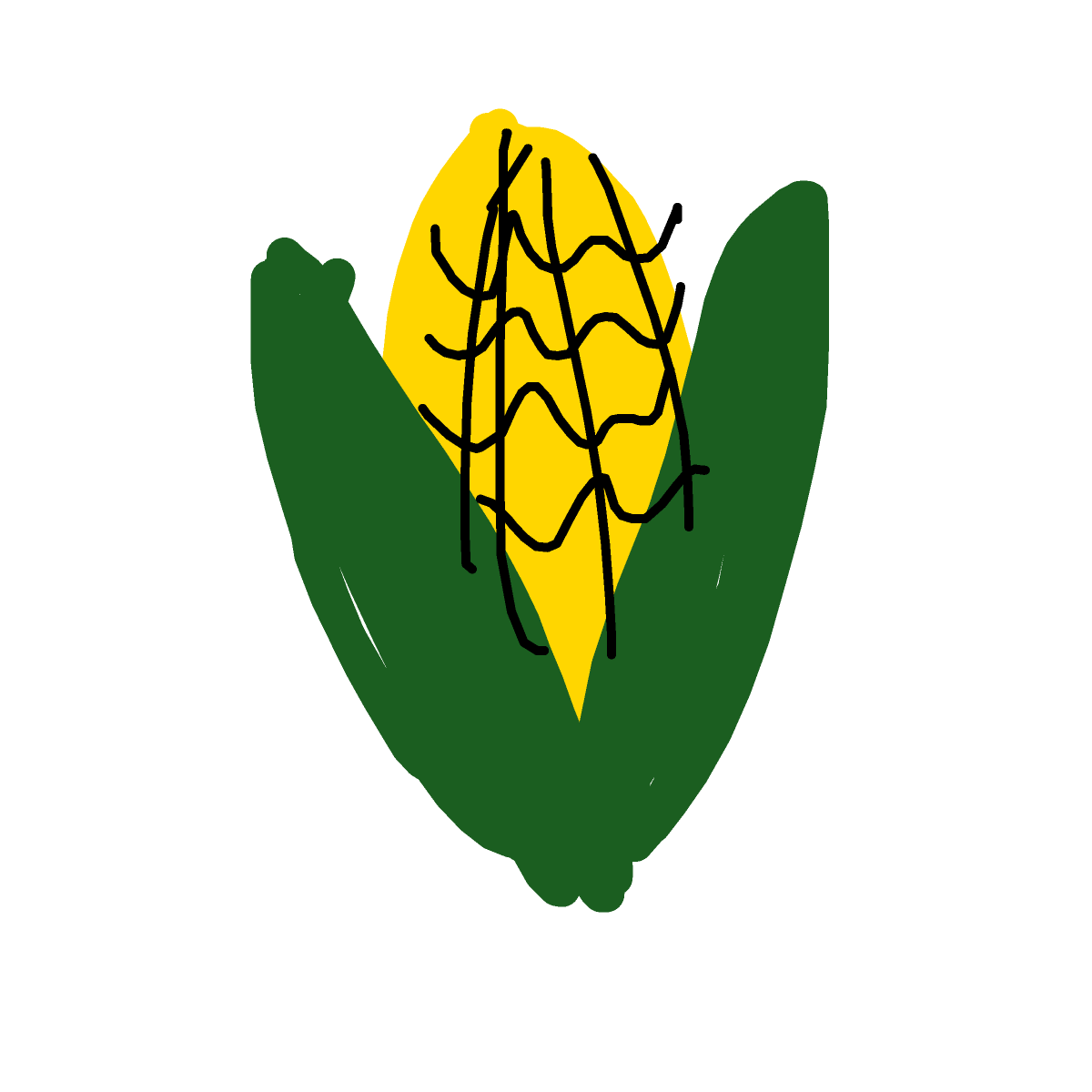 Corn drawing by rare-dark-spire