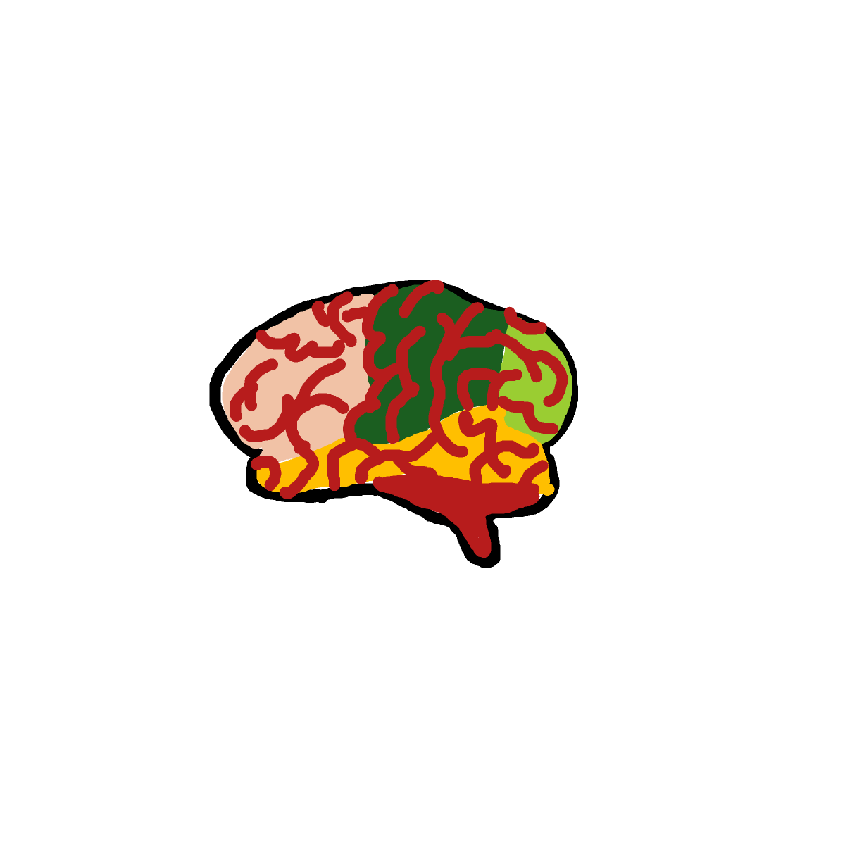 Brain drawing by doublem