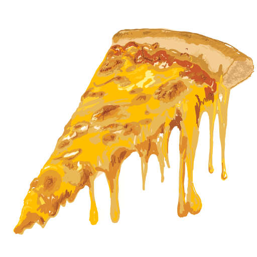 Pizza drawing by Soybean