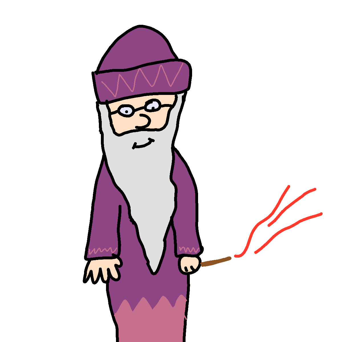 Dumbledore drawing by conn0rr