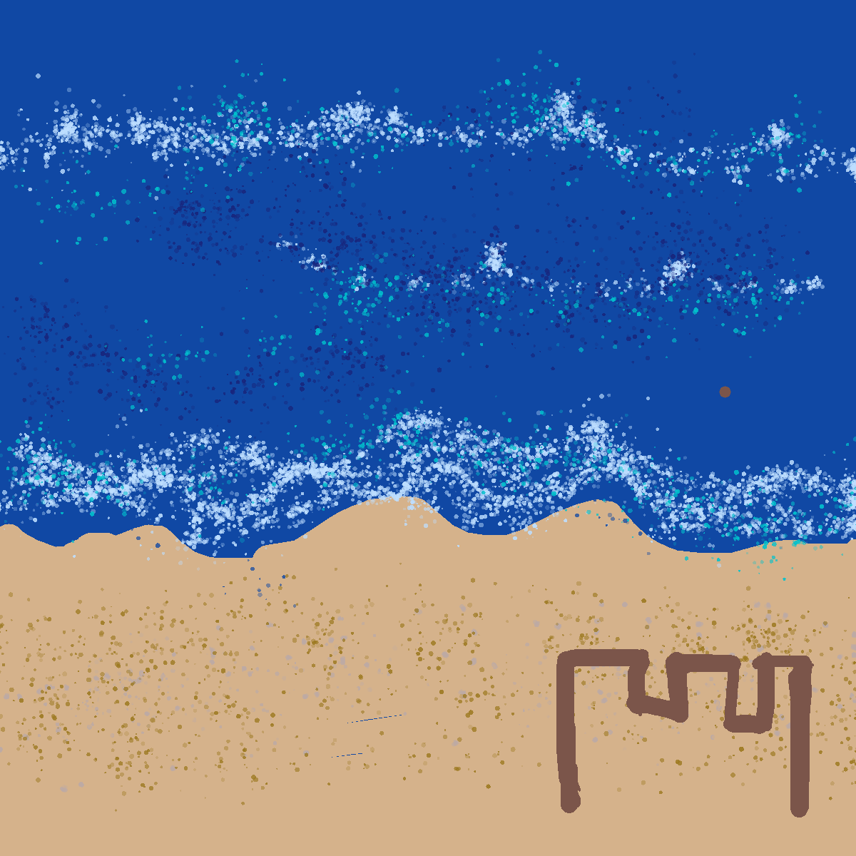 Ocean drawing by newbie-tryin