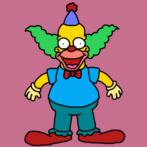 Clown drawing by monthra