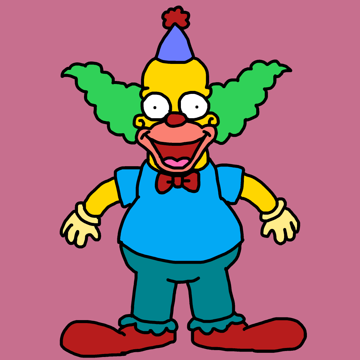 Clown drawing by monthra