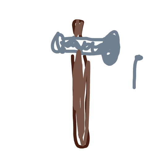 Hammer drawing by rich-ebony-peace
