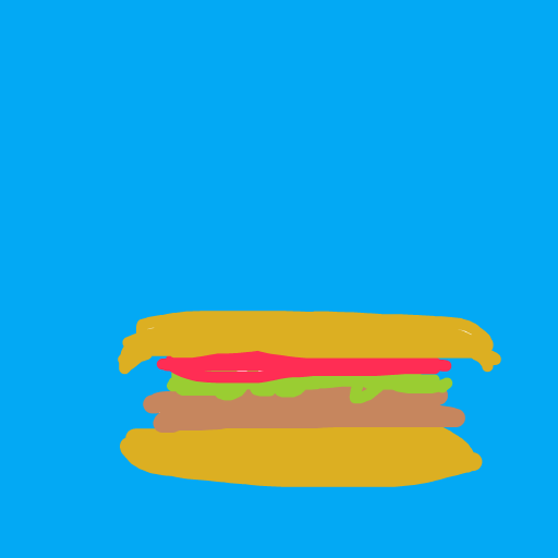 Burger drawing by dark-clear-force
