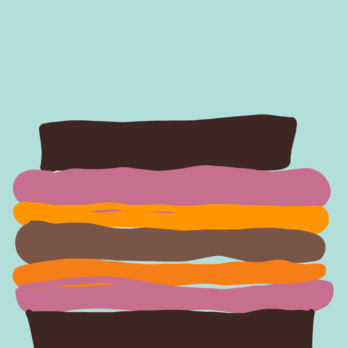 Sandwich drawing by Marcos