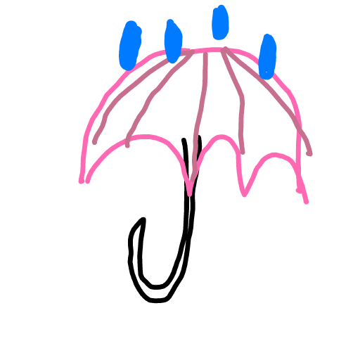 Umbrella drawing by j4z