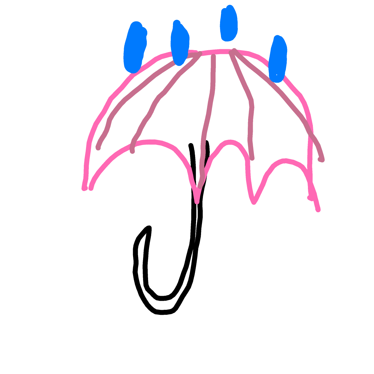 Umbrella drawing by j4z