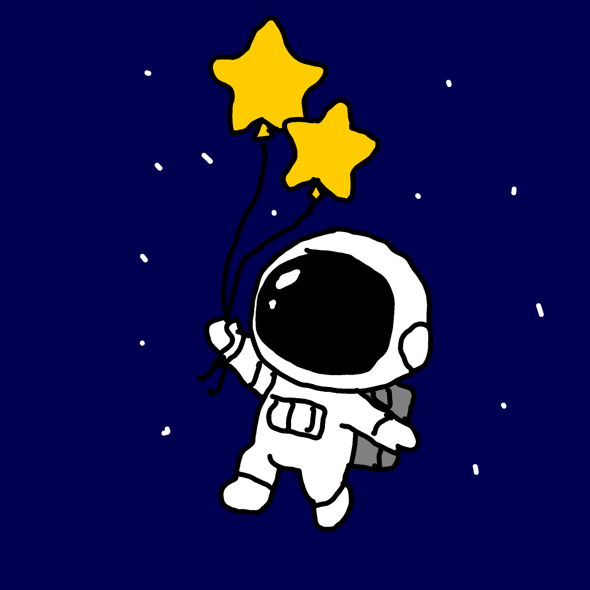 Astronaut drawing by Guardianoflives