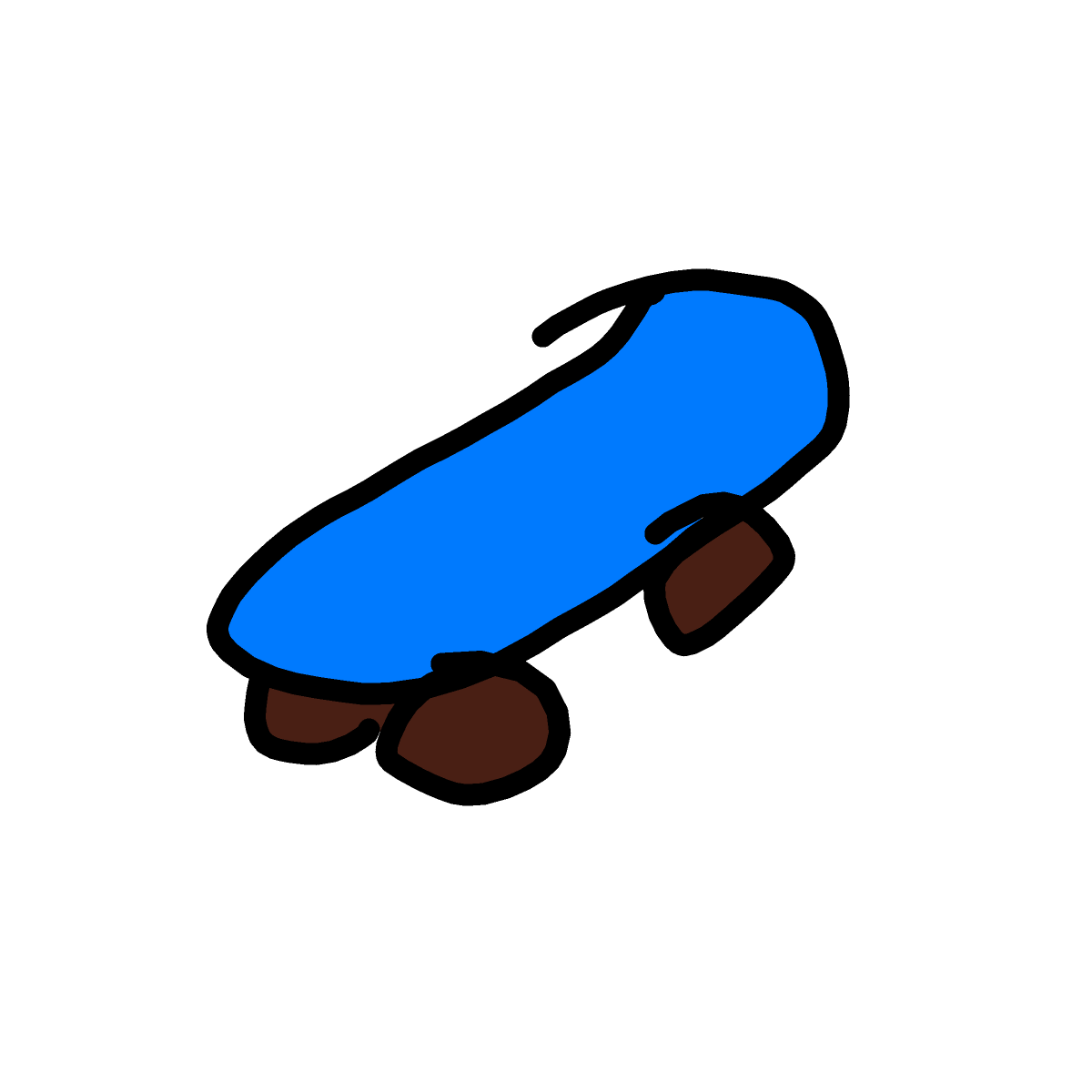 Skateboard drawing by sure-color-anvil