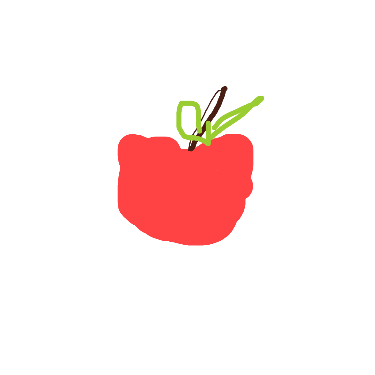 Apple drawing by hades