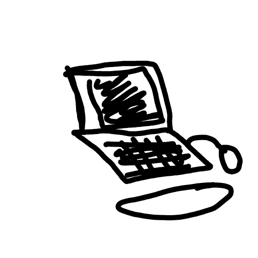 Laptop drawing by Mrs O