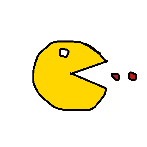 Pac-Man drawing by roymans