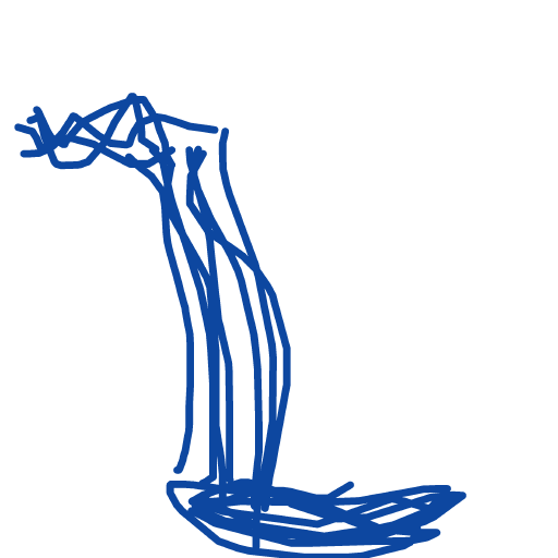 Waterfall drawing by dawn-omega-bard