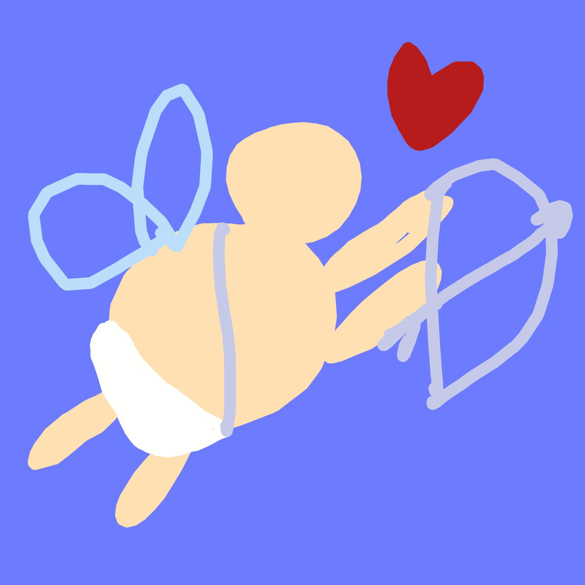 Cupid drawing by sun-rose-drive