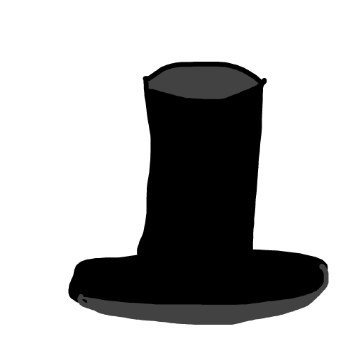Top Hat drawing by ink-just-wizard