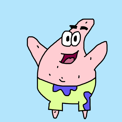 Patrick Star drawing by theduchess