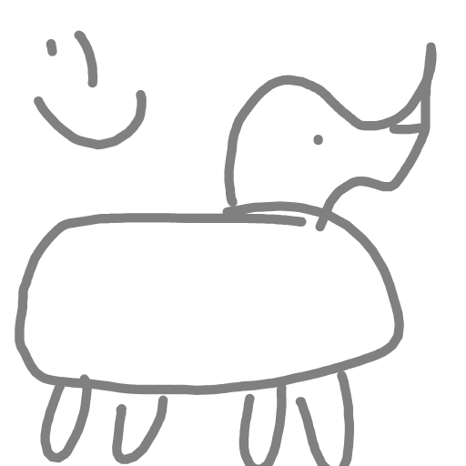 Rhino drawing by Timmie