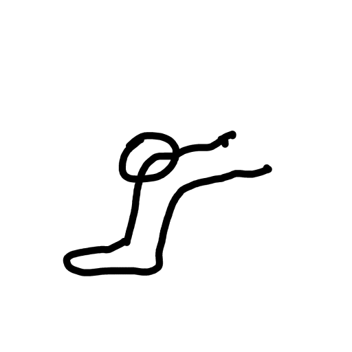 Knee drawing by Lee the Bee