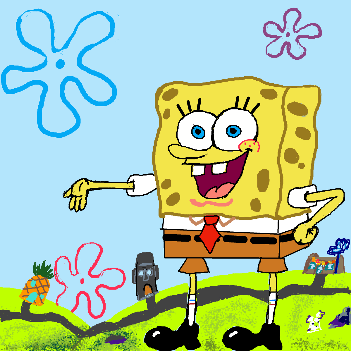SpongeBob drawing by manders