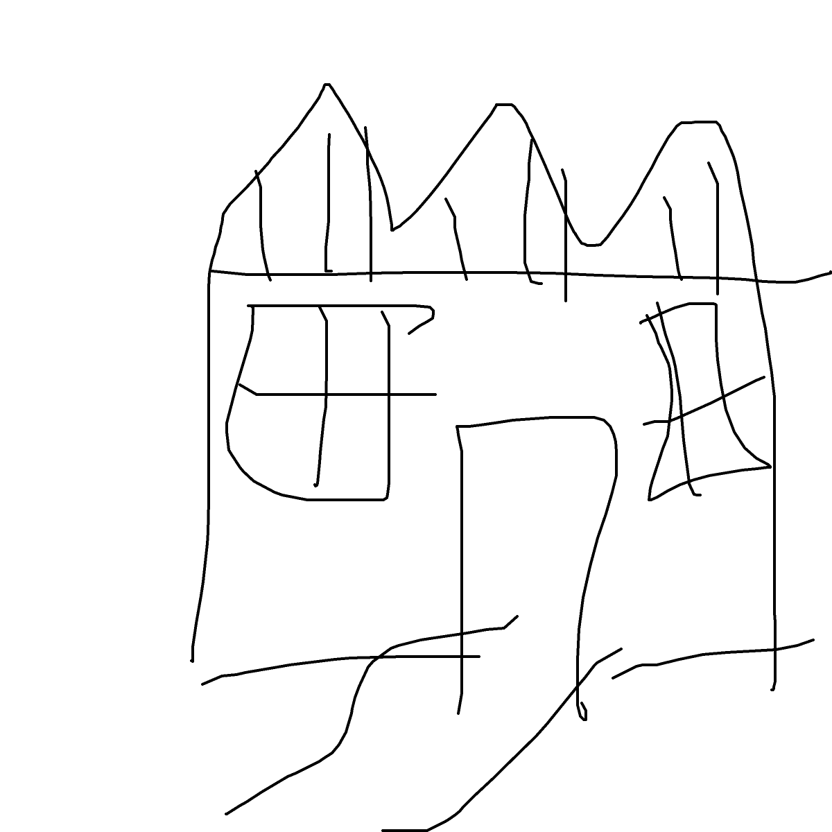 Castle drawing by solar-deep-valor