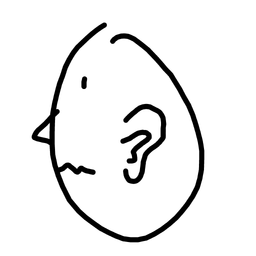 Ear drawing by Mr Doodles