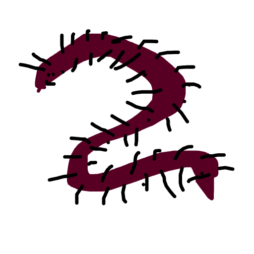 Millipede drawing by lin