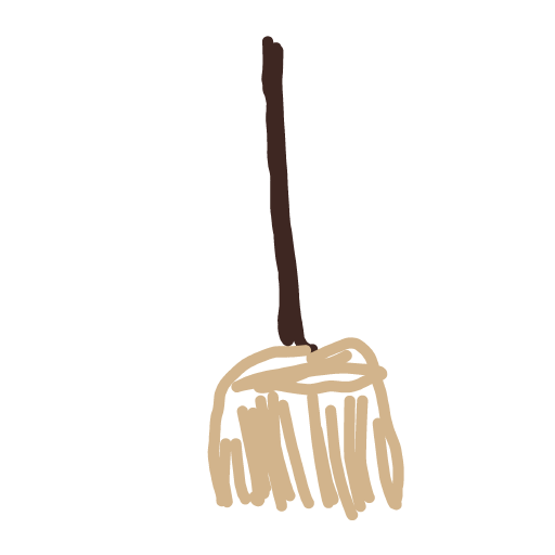 Broom drawing by lead-near-data