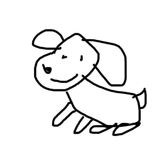 Dog drawing by kboyce