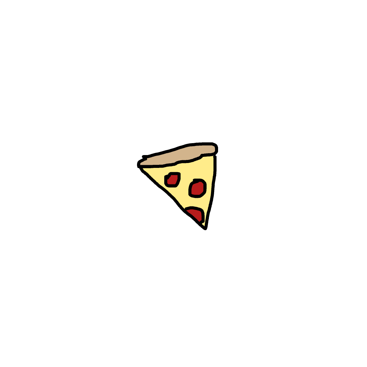 Pizza drawing by brass-sage-way