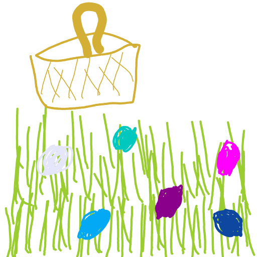 Egg Hunt drawing by coal-mild-peace