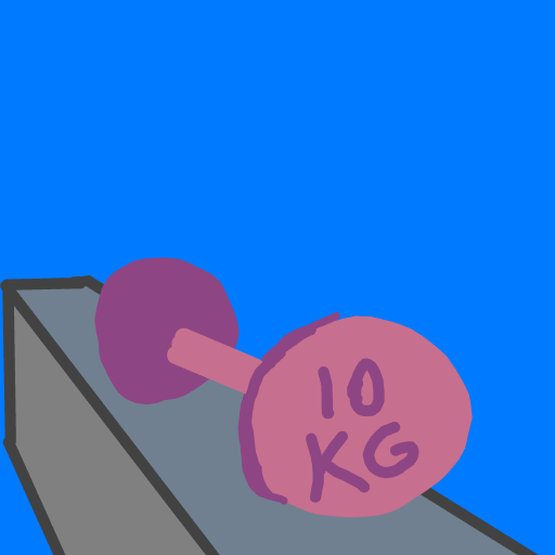 Dumbbell drawing by Juliezzz