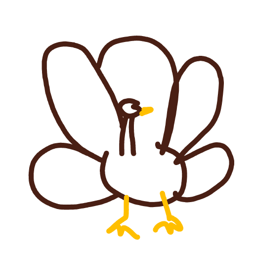 Turkey drawing by DannyC