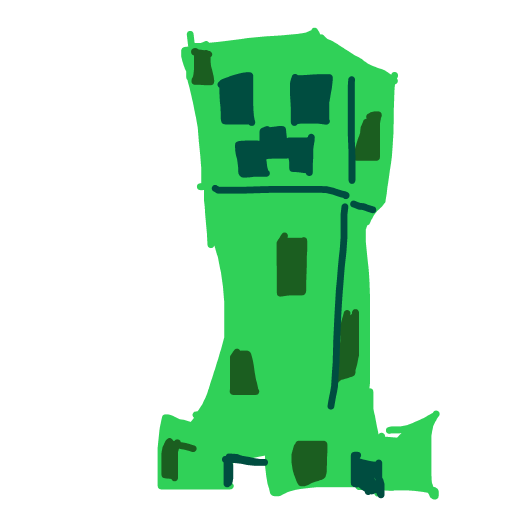 Creeper drawing by lin