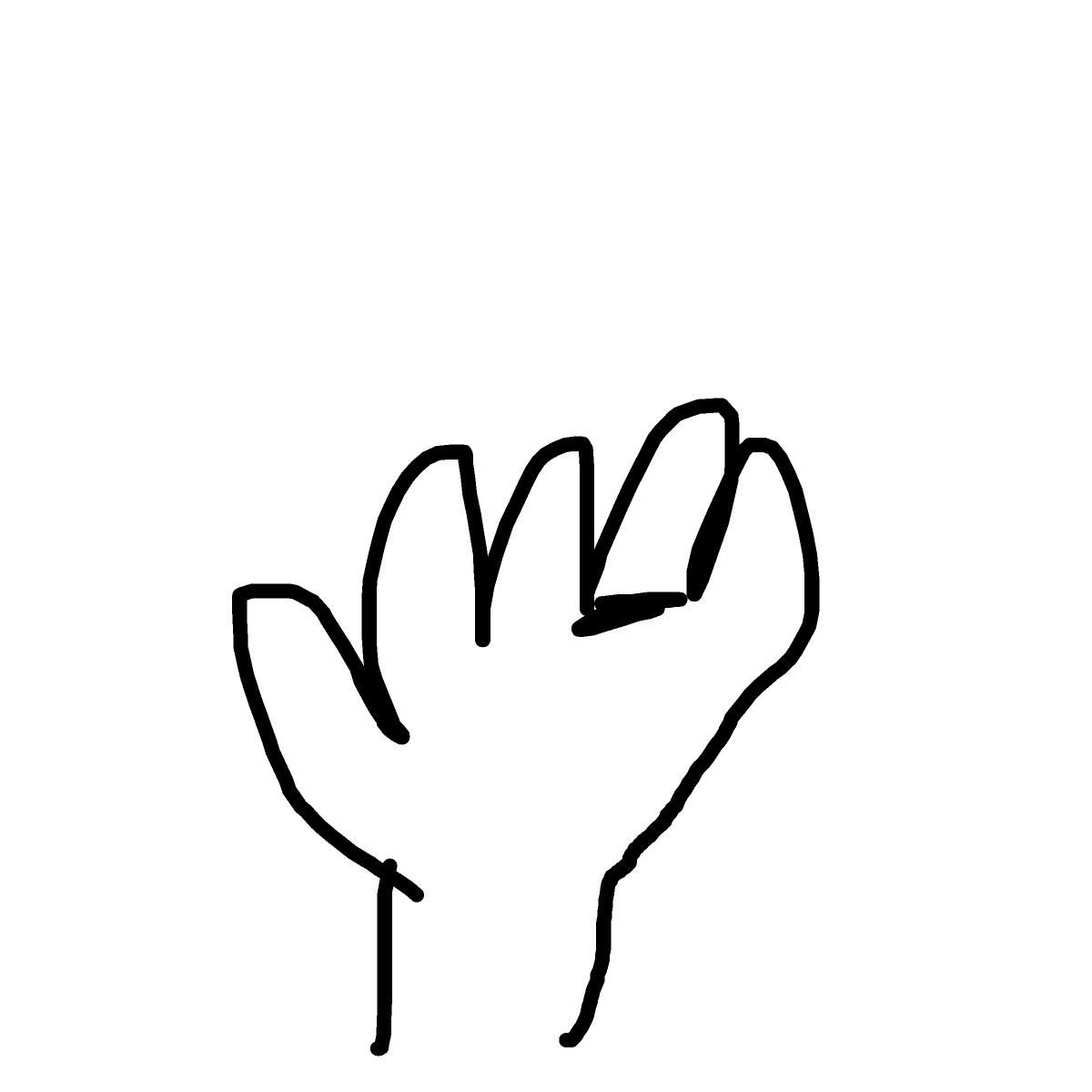 Finger drawing by lili