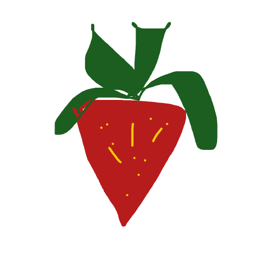 Strawberry drawing by cyan-bronze-net