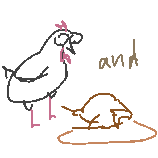 Chicken drawing by xugudigjdye