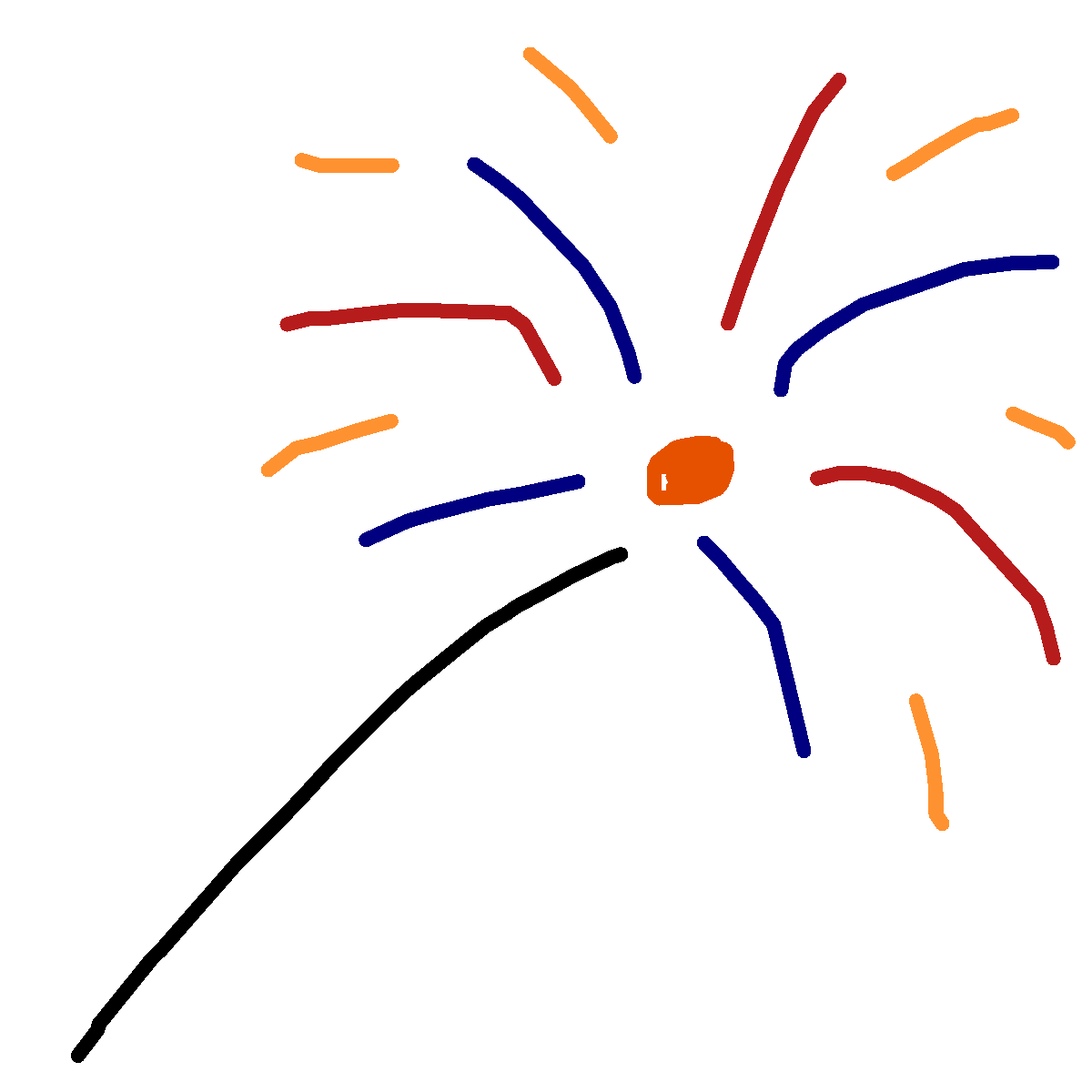 Sparkler drawing by future-ghost
