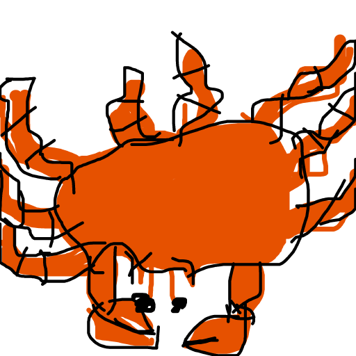 Crab drawing by babitheartist