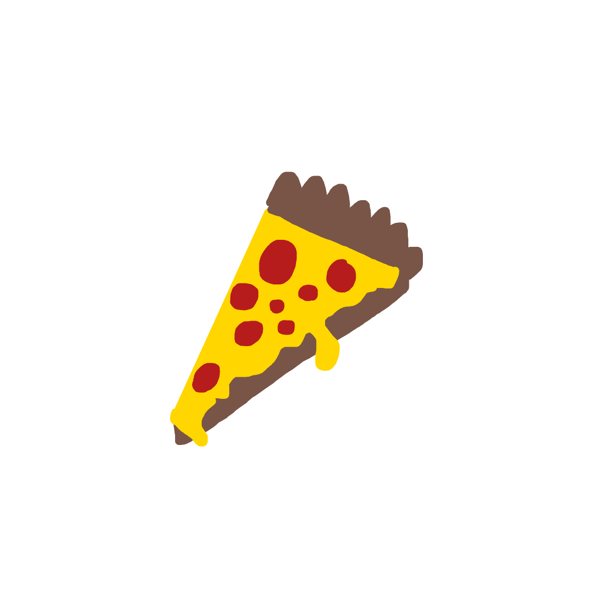 Pizza drawing by spleenonlean