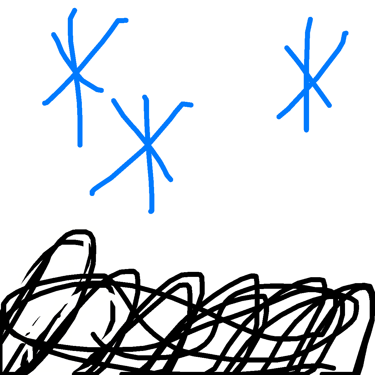 Snow drawing by plus-lead-builder