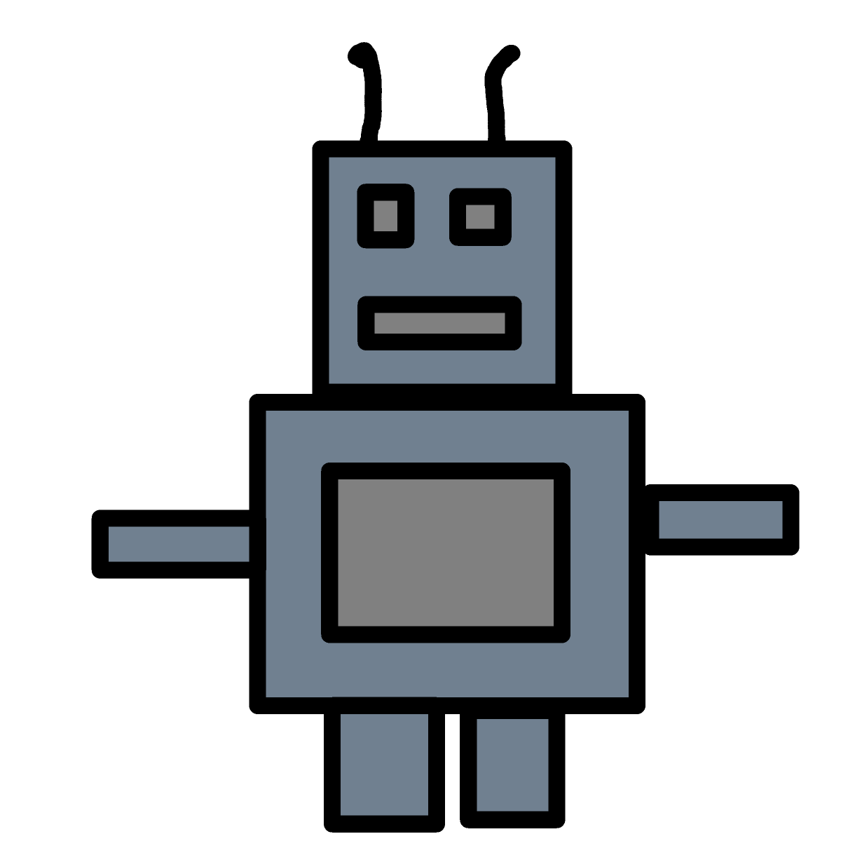 Robot drawing by Megs