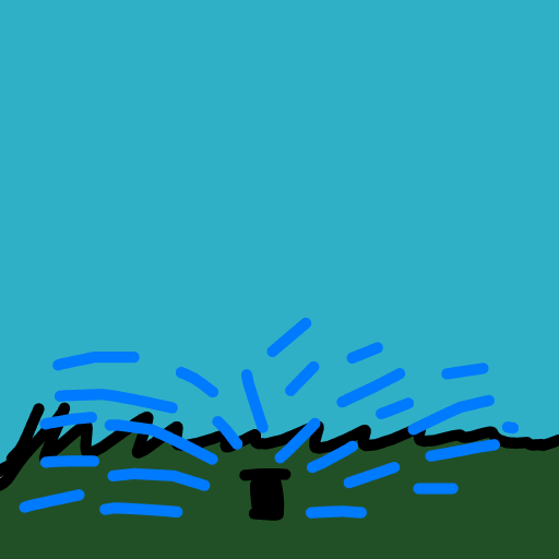 Sprinkler drawing by sonic-bold-major